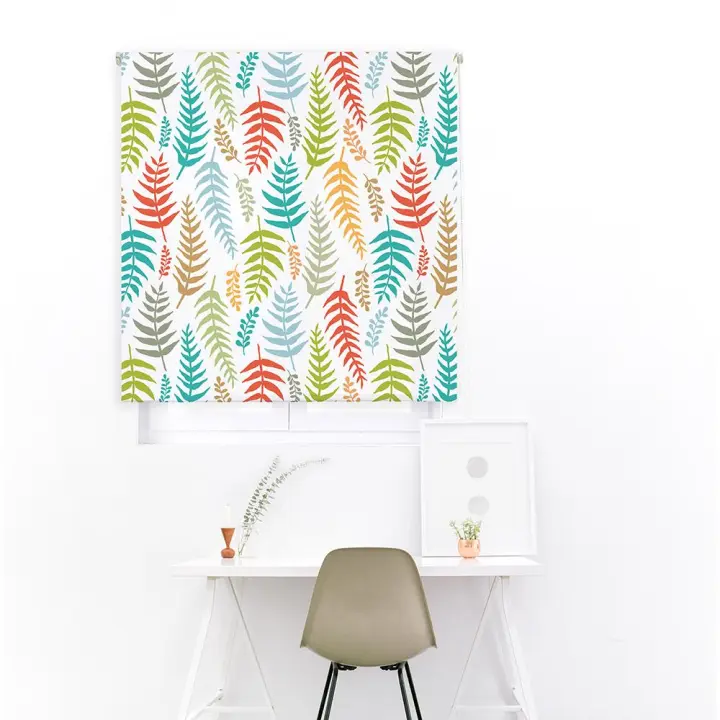 HAPPYSTOR  Estor Enrollable Traslúcido Estampado Digital Fantasia Tropical HSCFExc188003 - 1