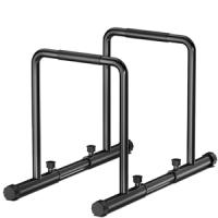 ManiBoom Barras Paralelas Calistenia Ancho y Altura AJUSTABLE Carga 220kg - Barra Fondos Agarre ERGONOMICO para gimnasia en Casa - Dip Bar Calisthenics - Pull up Station - Bars Paralletes - details 3