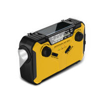 Radio de emergencia con manivela solar, banco de energía portátil para exteriores, luz de emergencia solar - details 0