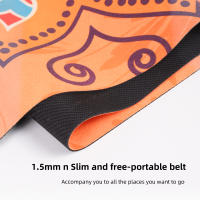 🎁【Detalles para Mamá】Tapete de yoga - Tapete antideslizante de 6 mm (0.24 pulgadas) de grosor para ejercicio, reversible con impresión prémium, para yoga, pilates y ejercicios en el piso (68 x 24 pulgadas)-regalo de Navidad - details 7