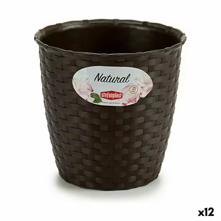 Macetero Stefanplast Plástico 14 x 13 x 14 cm (12 Unidades) - 1