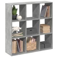 vidaXL Librería divisor madera ingeniería 102x29x103,5 cm en color Gris sonoma/Madera antigua/Roble ahumado y más - details 5