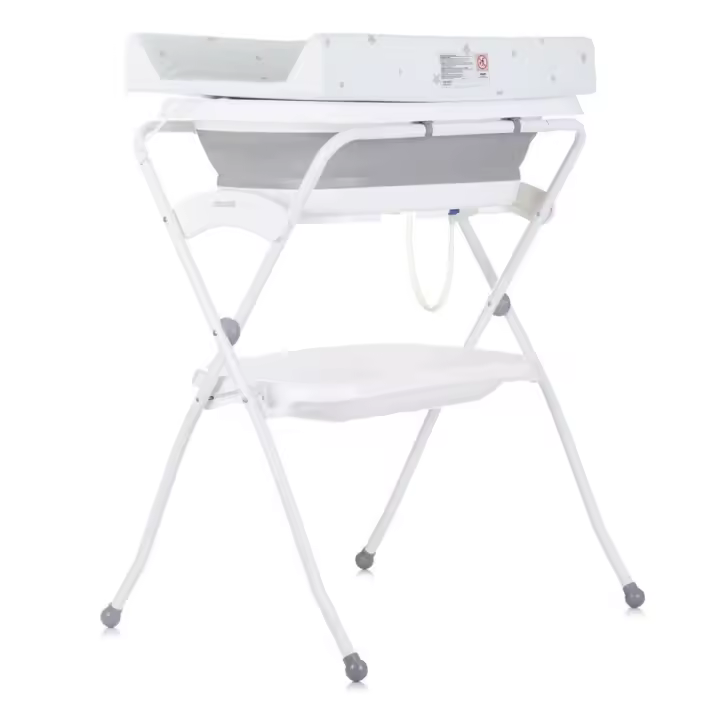 CHIPOLINO Bañera plegable FIORE con soporte y cambiador de Chipolino - 1