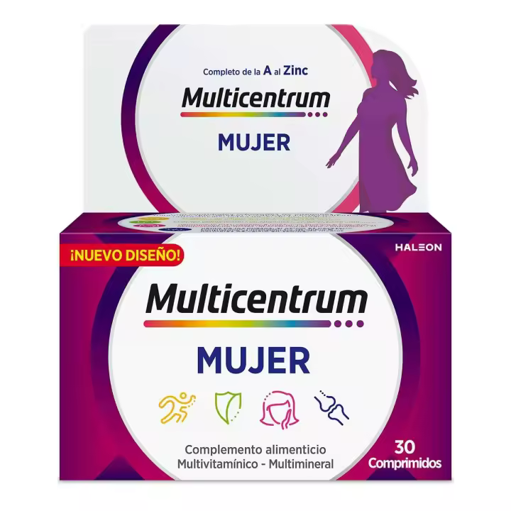MULTICENTRUM MUJER 30 COMPRIMIDOS - 1