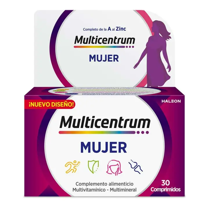 MULTICENTRUM MUJER 30 COMPRIMIDOS - 1