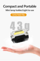 Linterna Frontal LED COB Recargable Portátil Con Clip De Gorra Multifuncional Mini Para Camping Emergencias Y Trabajo Al Aire Libre - details 8