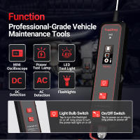 Topdiag P50 pro Mini Osciloscopio Multifuncional Para Pruebas De Circuitos Automotrices Detector Eléctrico De 0-45V Con JDiag - details 1