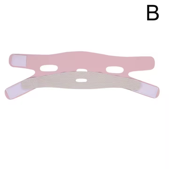 Cinta De Levantamiento Facial Reutilizable V Line Máscara Cinta Elástica Para Adelgazamiento Facial Herramienta De Belleza Reductor De Doble Mentón - 1