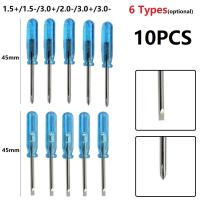Juego De 10 Destornilladores Pequeños Con Mango 1.5/2.0/3.0mm Slotted Cross Para Reparación De X-Box Laptop Y Móvil Herramienta Esencial Para Reparación De Electrónica - details 0