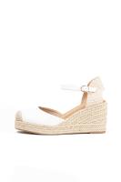 Lyla Wang Alpargatas doradas mujer de cuñas altas de esparto con plataforma ligera con plantillas acolchadas - details 23