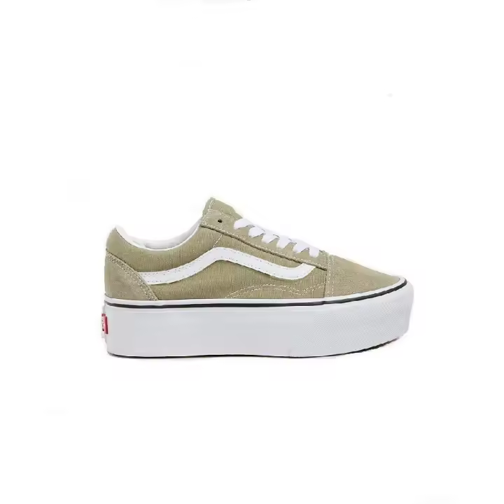 VANS WARD PLATFORM W CANVAS ELM KAKI/BLA D3Z1 - 1