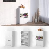 Miramax-mueble Zapatero Con 3 Cajones 18 Pares Almacenamiento De Zapatos De Madera - details 8