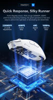 Ratón Attack Shark X11 Ligero Con PAW3311 Para Juegos De E-sports Bluetooth Inalámbrico Carga RGB Bajo Y 7 Botones - details 2