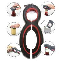 Abrigo De Botellas Y Latas 6 En 1 Para Personas Con Artritis Y Manos Débiles Herramienta De Ayuda Para Abrir Jars Y Botellas De Refrescos - details 0