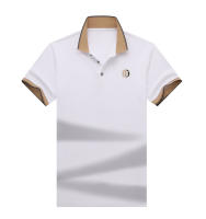 Camisa Polo Para Hombre Con Bordado De Manga Corta Estilo Inglés Anti-Pelusa Suave Para Primavera Y Verano Talla Regular - details 5