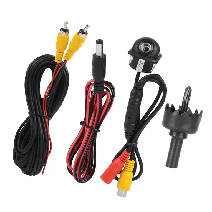 Cámara de Visión Nocturna de estacionamiento de respaldo de Cámara de Espejo retrovisor de Marcha atrás de coche HD de 12V 90 ° - 1