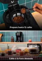 Cafetera de Goteo Digital Cecotec Coffee 66 Grind & Drop, 1086 W, 1.8 Litros, Molinillo de Cuchillas, Hasta 12 Tazas, Tecnología Extreme Aroma, Acabado Acero Inoxidable, Apagado Automático - details 1