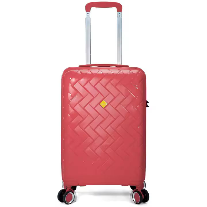 Maleta Cabina 55 x 35 x 20 cm - 4 Ruedas dobles - TSA Polipropileno Benzi 5806 Naranja - 1