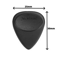 Meideal Púa De Guitarra Antideslizante Mate Duradera ABS 0.46 a 1.5mm Espesor Para Guitarra Eléctrica Bajo Ukulele Juguete - details 1