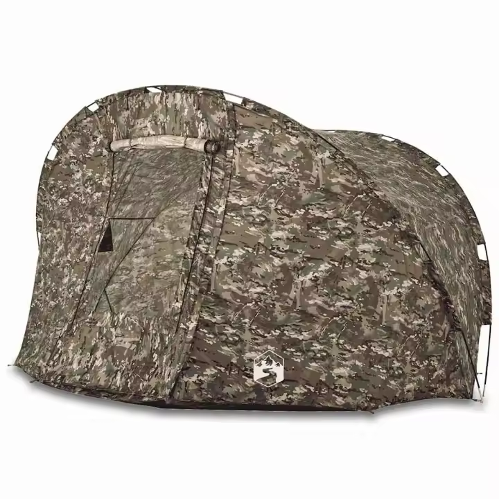 vidaXL Tienda de pesca 5 personas impermeable tienda de campaña Color Verde oliva,  Camuflaje,  Marrón y mas - 1
