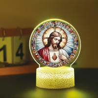 Lámpara Nocturna LED De Jesus Para Decoración De Habitación USB Regalo De Navidad Luz De Regalo Para Fiesta De Año Nuevo - details 2