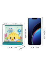 Puzzle De Bloques De Partículas Micro De Criaturas Marinas Serie Muñeca Cartoon Regalos De Cumpleaños Para Niños Y Niñas - details 14