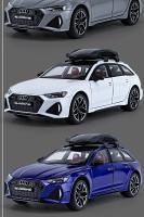 Modelo De Coche De Lujo Audi RS6 1:24 En Aleación Avant Estación Wagon Con Sonido Y Luz Juguete De Metal Para Niños Regalos - details 5