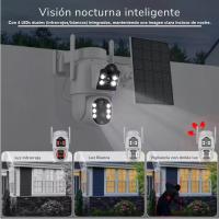 Cámara Solar Vigilancia Bajo Consumo Seguridad Wi-Fi, Audio 2 Vías, PIR, H.265X, Visión Nocturna IR, Nube - Jortan Tech - details 1