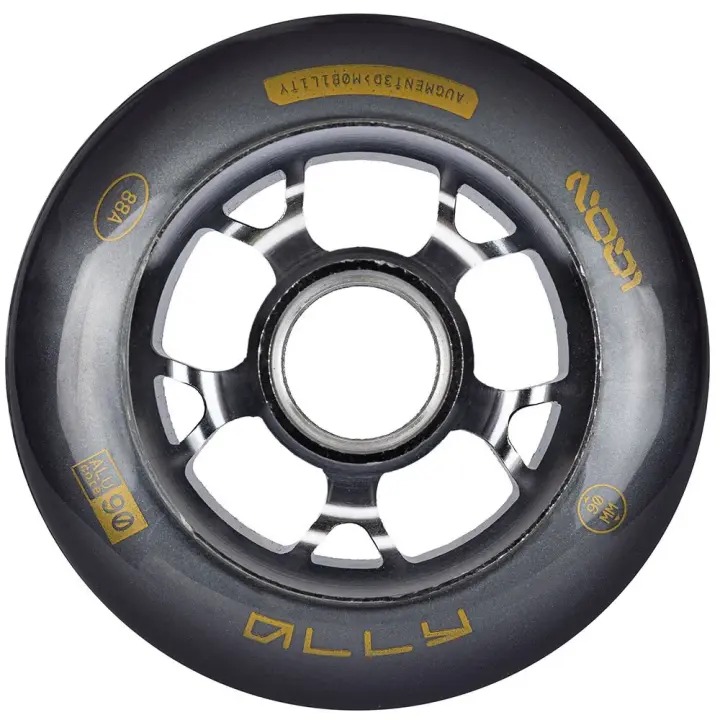 Iqon Ruedas De Patines Ally Black 90 88a 4 Unidades - 1