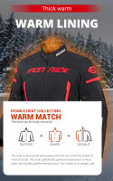 Chaqueta De Motociclista Para Hombre Protección CE Moto Cross Enduro Racing Windproof Coldproof Motorbike Juego De Equipamiento - details 6