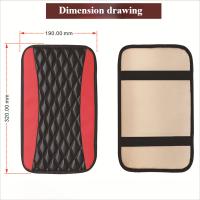 Manta De Reposabrazos Para Coche Universal En Cuero PU Estilo Étnico Impermeable Antideslizante Con Caja De Almacenamiento Accesorio De Estilo Interior Para Automóvil - details 3