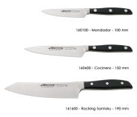 ARCOS Manhattan - Set de 3 Cuchillos (100 / 150 / 190 mm) - Acero Inoxidable Forjado Nitrum® - Mango POM - Estuche Regalo - details 0