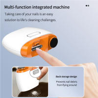 Cortauñas Eléctrico 2 En 1 Con Luz Recargable Por Tipo-C Máquina De Pulir Uñas Portátil Cortador Automático Para Uñas TIMISSFOX D604/D606 - details 3