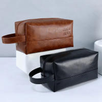 Bolsa De Cosméticos Para Viaje Organizador De Negocios Para Hombres Y Mujeres PU De Cierre De Cremallera Estilo Fashion Impermeable Portátil Con Almacenamiento Y Bolsa De Lavado - details 12