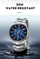 Reloj Mecánico Automático WM Watch Welly Merck Para Hombre Multi-función Resistente Al Agua Con Crowns Ocultas Cristal De Zafiro WM160 - details 8
