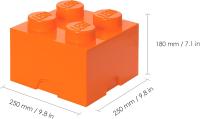 Lego Caja de Almacenaje Lego Brick 4 Naranja - details 2