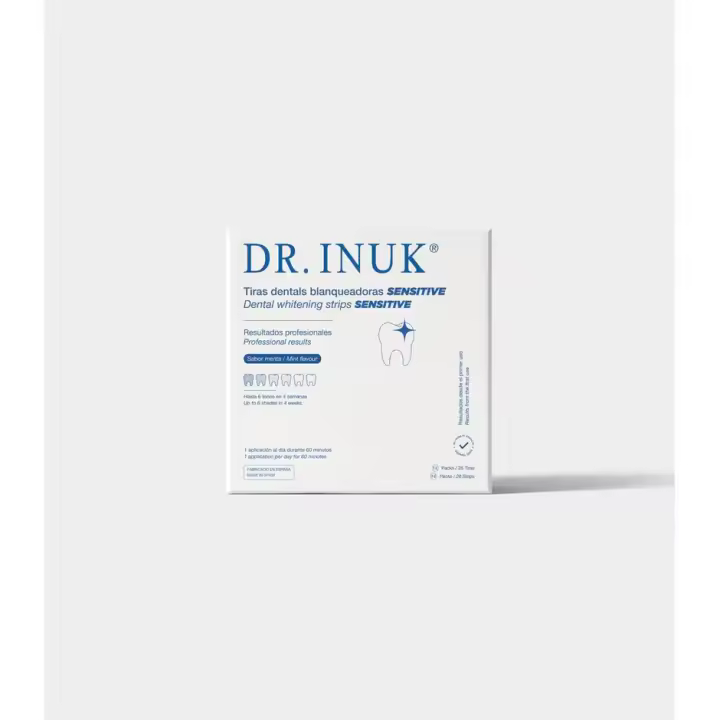 Dr . INUK Tiras Dentales Blanqueadoras Sensitive DR. INUK - 14 Aplicaciones- 28 Tiras - 1