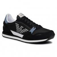 Emporio Armani Zapatillas Zapatos Hombre Azul X4X537 XM678 Q092 - details 5