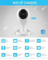 Cámara IP Wifi Tuya 720P Monitor De Bebé Con PTZ Detección De Movimiento Audio Bidireccional Visión Nocturna Soporta TCP/IP/ONVIF - details 8