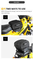 Bolsa De Tanque Universal Para Motocicleta Yamaha X-Max T-MAX N-MAX C400X GT C650GT Bolsa De Almacenamiento Y Herramientas Bolsa De Sillín Trasero De Alta Densidad Poliéster 900D - details 9