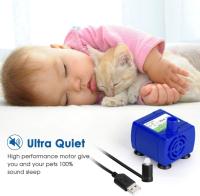 Bomba de Agua para Gatos, Fuente para Beber, dispensador Automático, Bomba de Fuente de Agua para mascotas, reemplazo de Fuente sumergible ultra Silenciosa with Luces LED Fuente de Agua para Gatos y dispensador de Agua - details 1