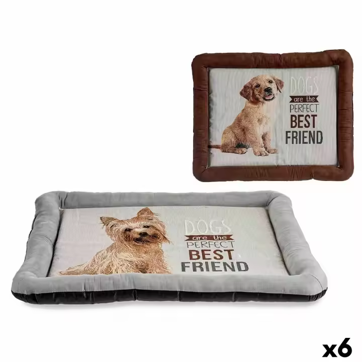 Cama para mascota Perro 60 x 6 x 74 cm (6 Unidades) - 1