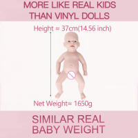 Muñeca De Bebé Reborn Realista De Silicona 100% IVITA WB1555 14.56 Pulgadas 1.65 Kg Muñeca De Bebé De Niño Suave Para DIY Y Juegos Educativos - details 1