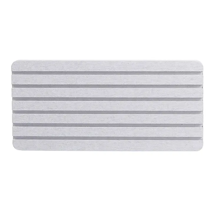 Alfombrilla De Cocina Antideslizante Absorbedora De Agua Resistente Al Calor Con Diatomeitas Para Fregadero De Casa - 1