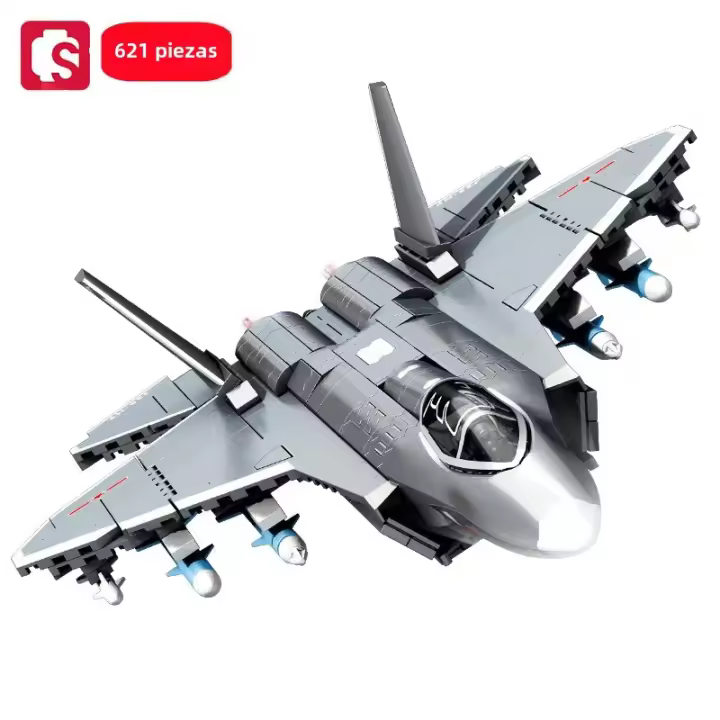 SEMBO Avión De Combate Basado En Portaviones Kit De Construcción De Bloques Para Niños Modelos Militares De Avión Armatos Juguetes Regalos - 1