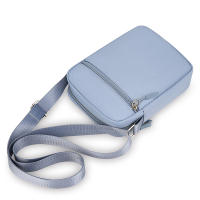 Bolso Mini Mujer Cruzado Con Cremallera Bolso De Hombro Multifuncional Vertical Monedero Para Móvil Negro Bolso De Caminar - details 26
