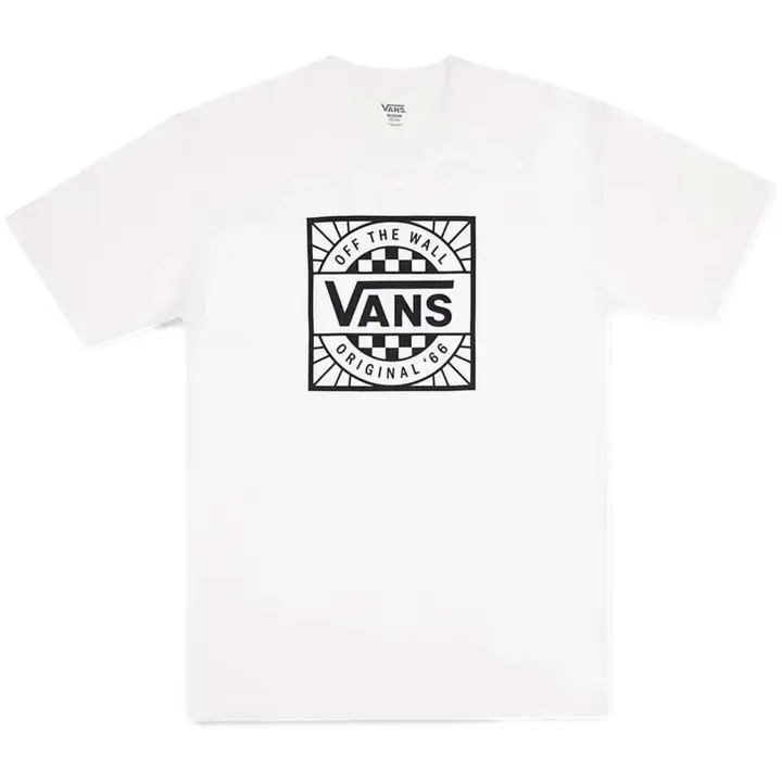 Camiseta de Manga Corta Vans  para hombre en color blanco - 1