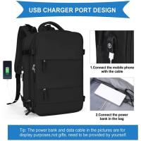 Nueva mochila informal con doble cremallera y gran capacidad, recargable por USB - details 9