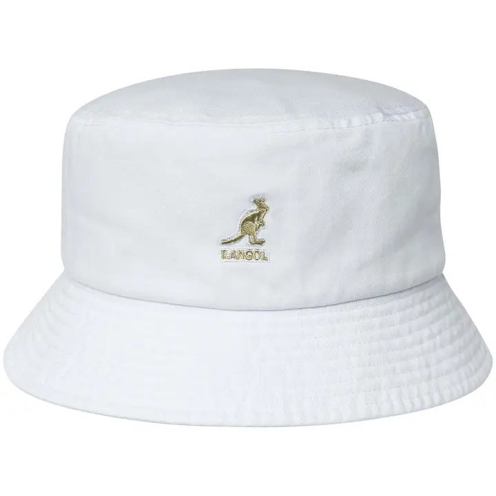 Sombrero Kangol Washed Bucket para unisex en color blanco - 1