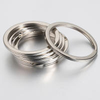 20pcs Anillos Llave Redondos Planos Y Divididos Para Joyería Y Encuentros De Metal Material De Hierro Origen Zhejiang China - details 5